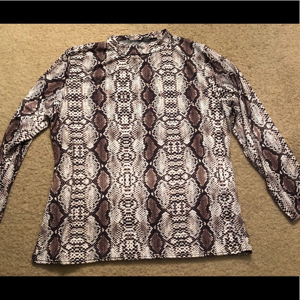 Snake Print blouse
